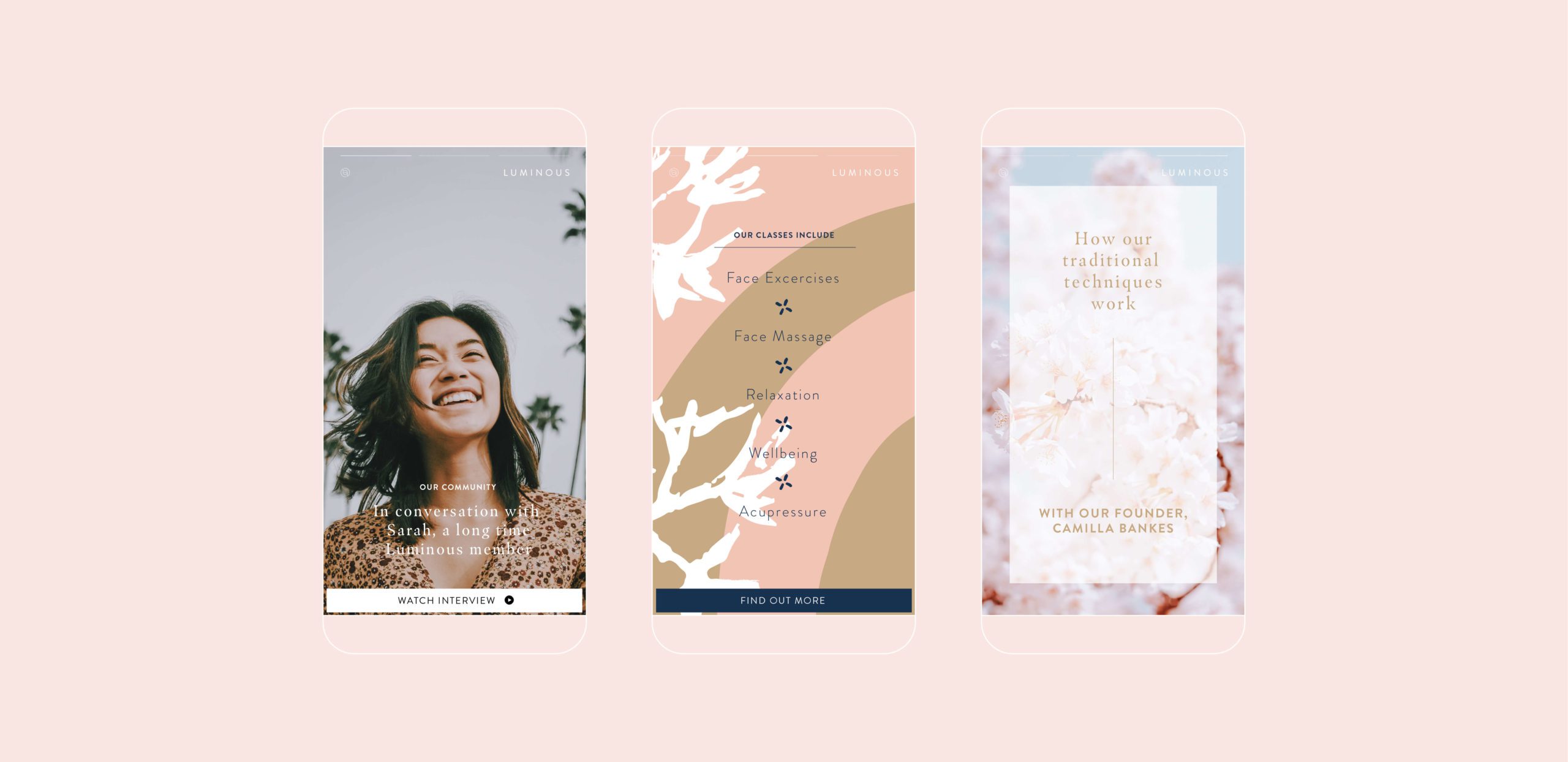 Social media template design
