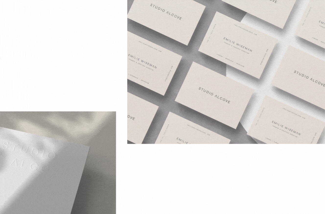 Cover image for the brand, design and website work for Studio Alcove