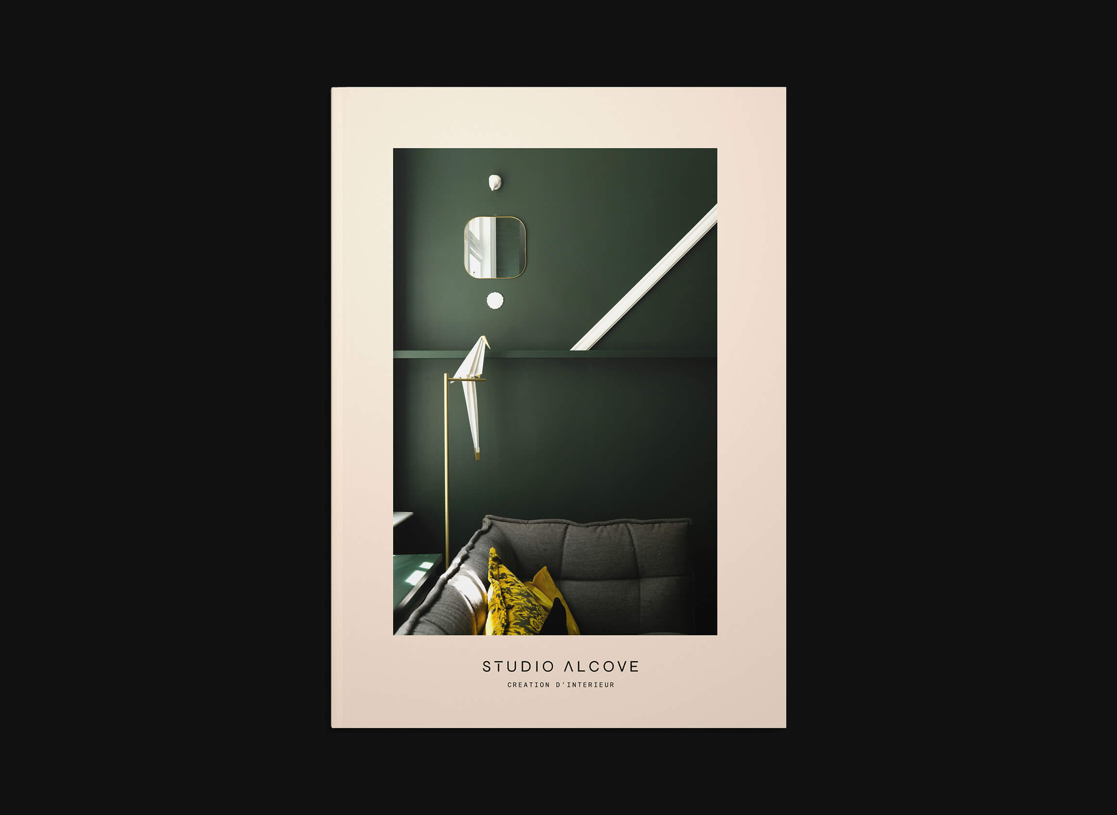 Brochhure design for interior design studio