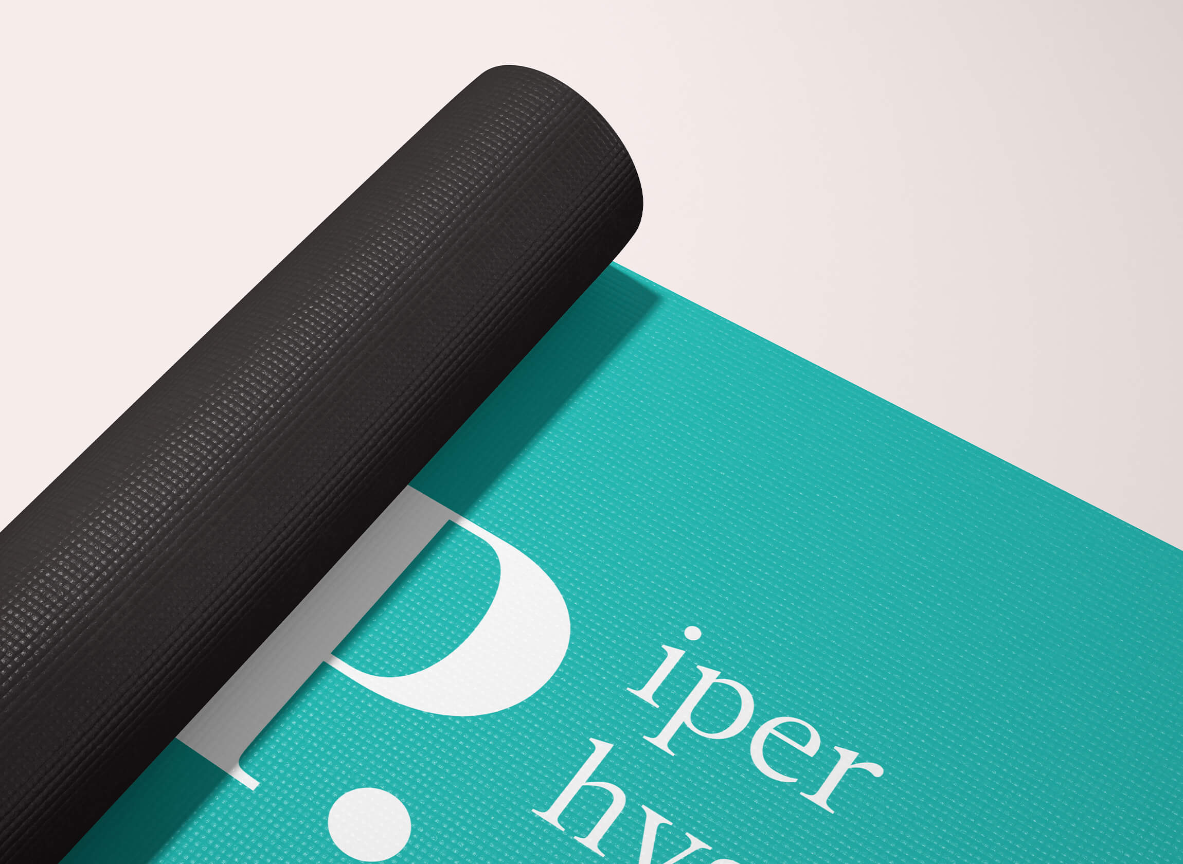 Branded exercise roll mat for physiotherapy brand