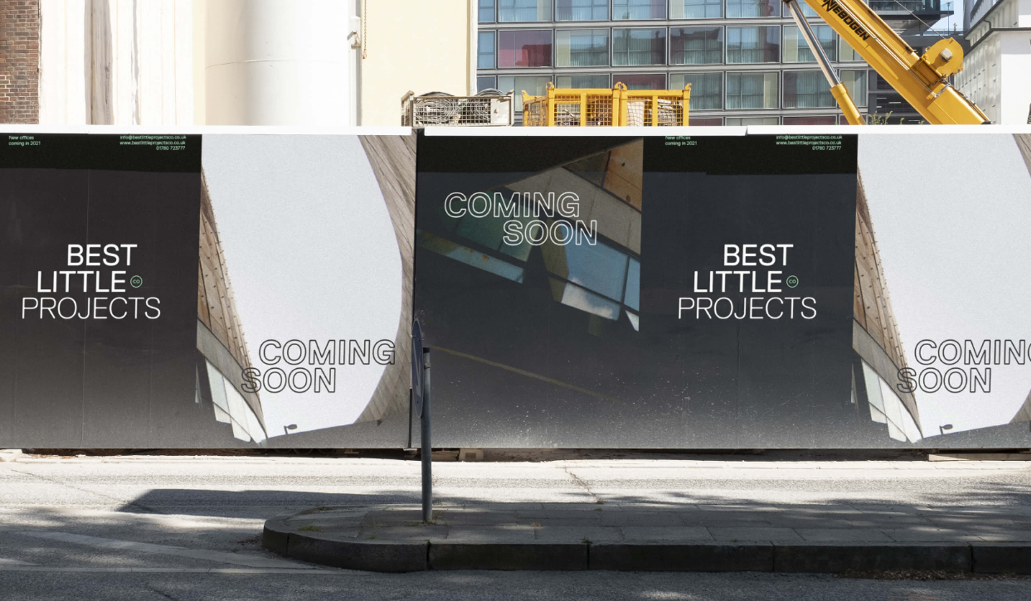 Best Little building Co Coming Soon Hoardings in London